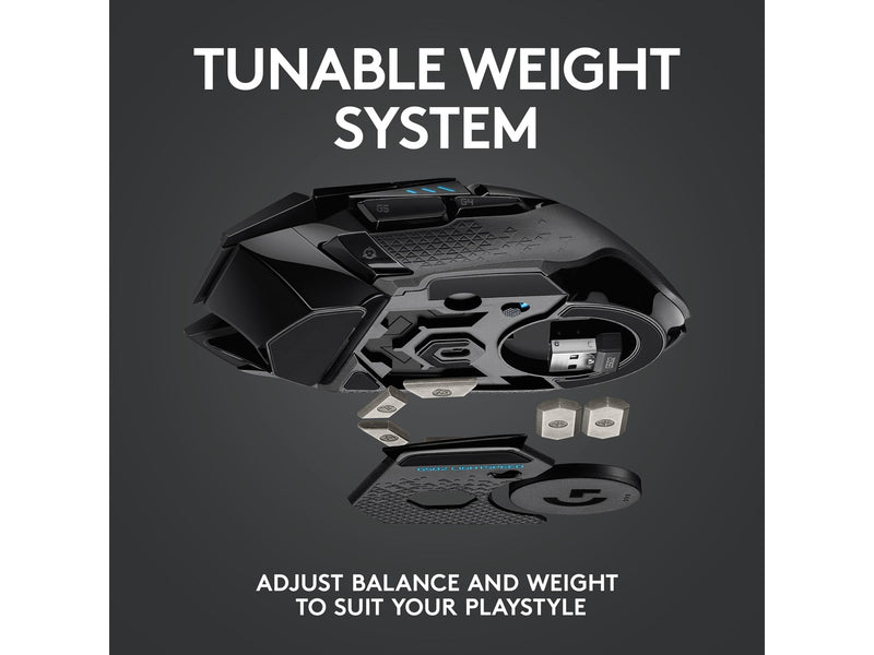 Logitech G502 LIGHTSPEED - Gaming Maus (Schwarz mit RGB)