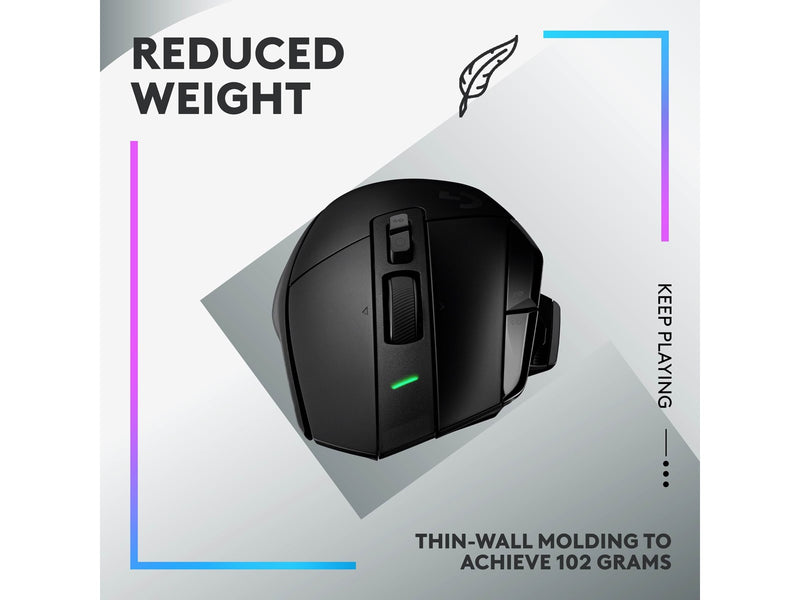 Logitech G502 X LIGHTSPEED Wireless - Gaming Maus (Schwarz)