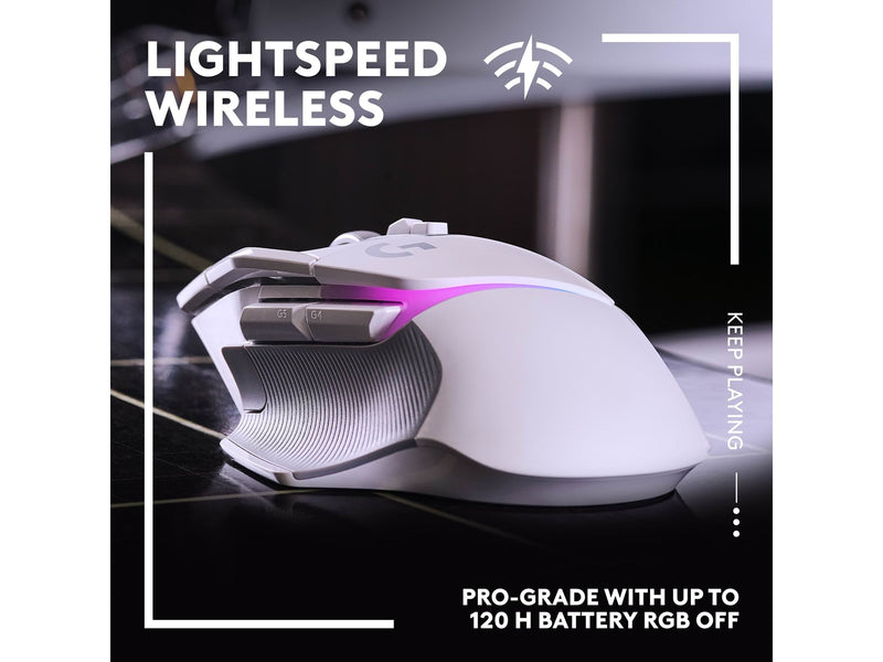 Logitech G502 X Plus Wireless - Gaming Maus (Weiß)