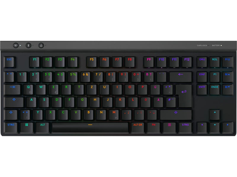 Logitech G515 LIGHTSPEED TKL - Linear - Gaming Tastatur (TKL) - 80% - Deutsch - Schwarz