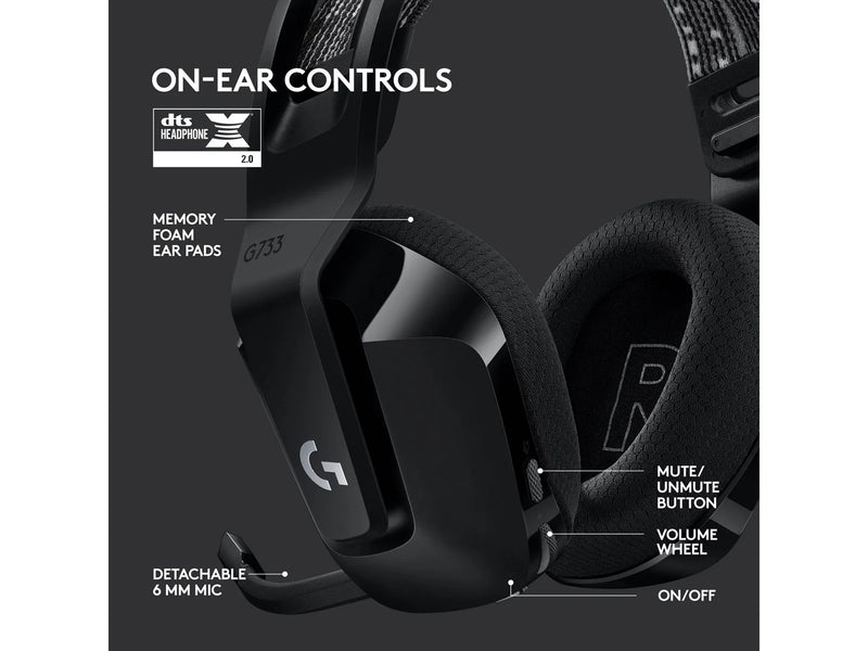 Logitech G733 LIGHTSPEED - Black *DEMO*