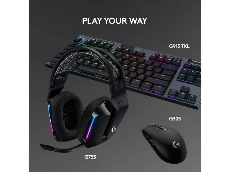 Logitech G733 LIGHTSPEED - Black *DEMO*