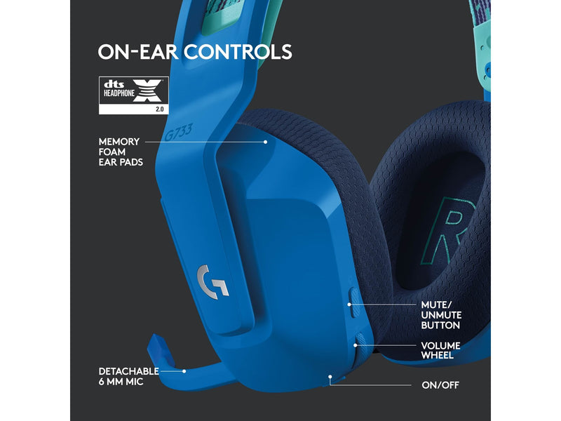 Logitech G733 LIGHTSPEED - Blue