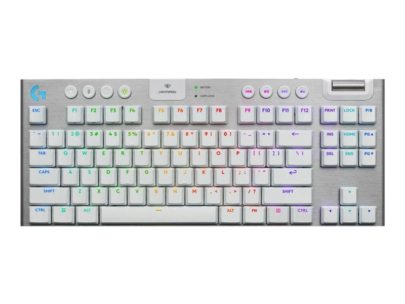 Logitech G915 X LIGHTSPEED TKL - Tactile - 80% - Gaming Tastatur - 80% - Englisch (UK) - Weiss