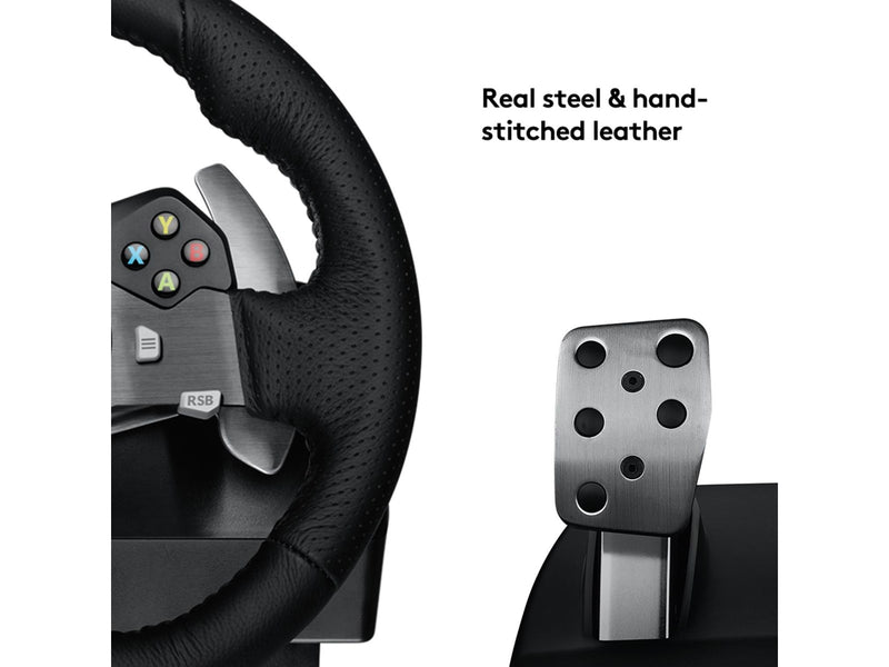 Logitech G920 Driving Force (Xbox X-S / Xbox One / PC) - Wired Lenkrad & Pedale Set - Microsoft Xbox One