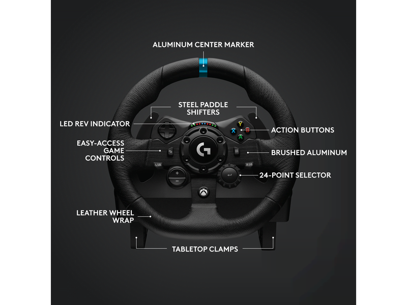 Logitech G923 SE TRUEFORCE Racing Wheel & Pedals - Xbox One | Series S&X & PC - Wired Controller - Microsoft Xbox One