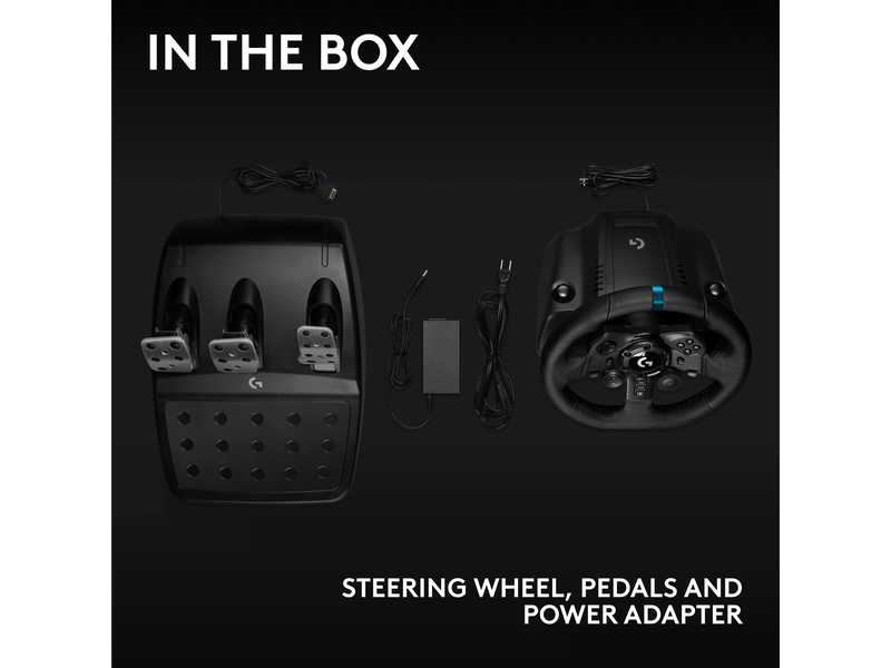Logitech G923 TRUEFORCE Racing Wheel & Pedals - PS5/PS4 & PC - Wired Lenkrad & Pedale Set - Sony PlayStation 4