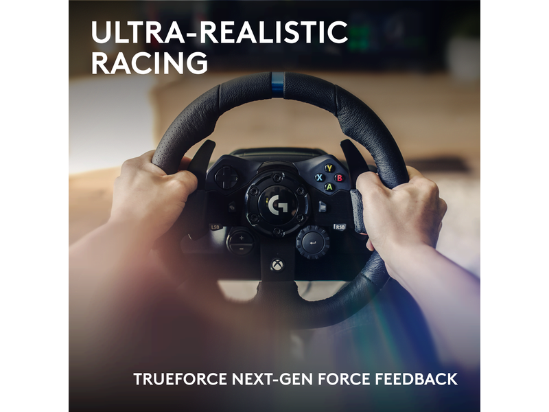 Logitech G923 TRUEFORCE Racing Wheel & Pedals - Xbox One | Series S&X & PC - Wired Lenkrad & Pedale Set - Microsoft Xbox One