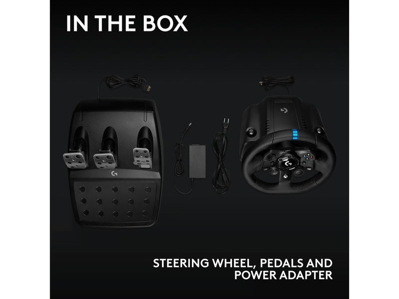 Logitech G923 TRUEFORCE Racing Wheel & Pedals - Xbox One | Series S&X & PC - Wired Lenkrad & Pedale Set - Microsoft Xbox One