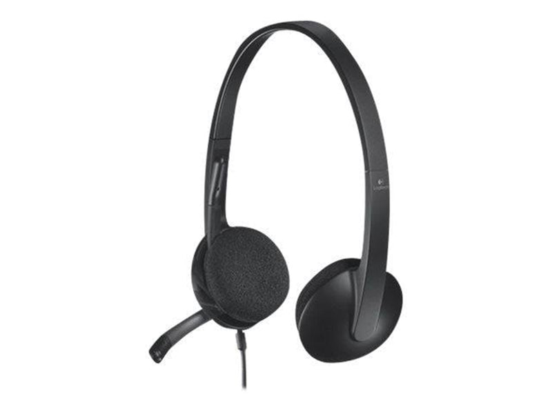 Logitech H340 USB Headset - Black