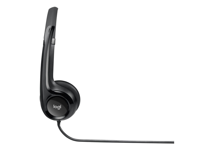 Logitech H390 USB Computer Headset - Black