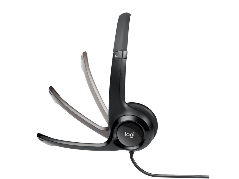 Logitech H390 USB Computer Headset - Black