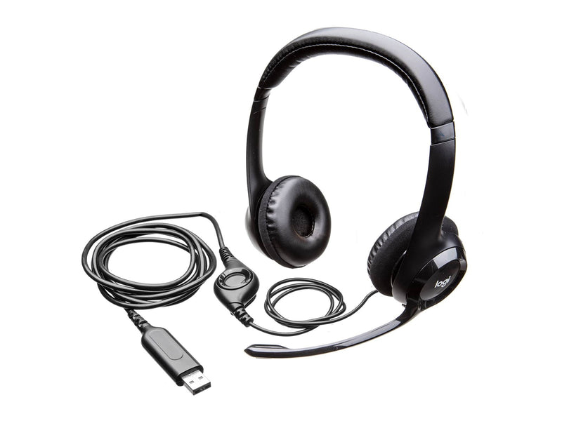 Logitech H390 USB Computer Headset - Black