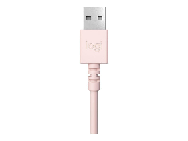 Logitech H390 USB Computer Headset - Rose