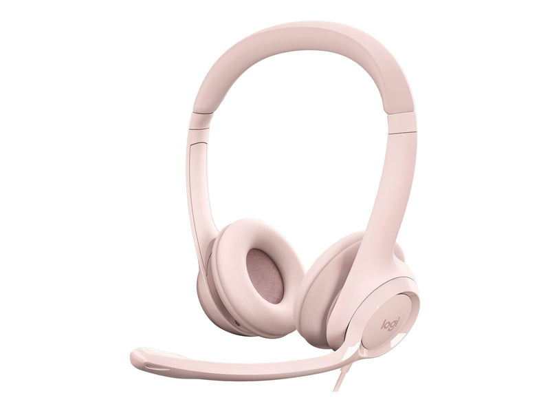 Logitech H390 USB Computer Headset - Rose