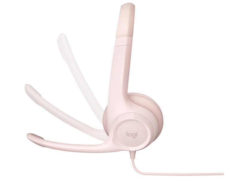 Logitech H390 USB Computer Headset - Rose