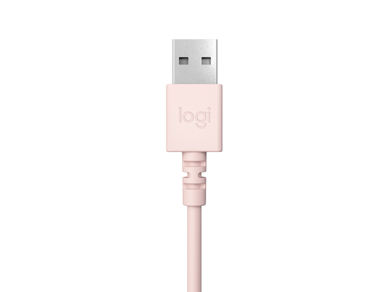 Logitech H390 USB Computer Headset - Rose