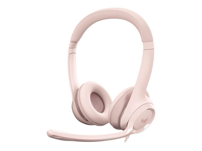 Logitech H390 USB Computer Headset - Rose