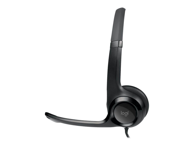 Logitech H390 USB Computer Headset - White