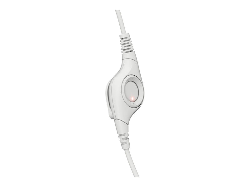 Logitech H390 USB Computer Headset - White