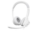 Logitech H390 USB Computer Headset - White