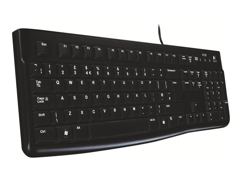 Logitech K120 Corded Keyboard - CZ - Tastatur - Tschechisch - Schwarz