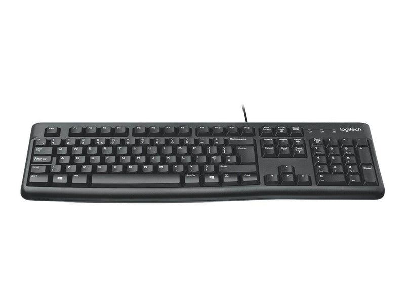 Logitech K120 Corded Keyboard - SWISS - Tastatur - Schweiz - Schwarz