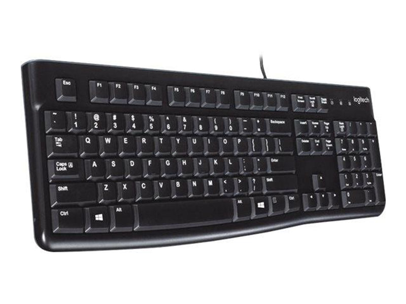 Logitech K120 Corded Keyboard - SWISS - Tastatur - Schweiz - Schwarz
