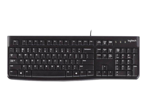 Logitech K120 Corded Keyboard - SWISS - Tastatur - Schweiz - Schwarz