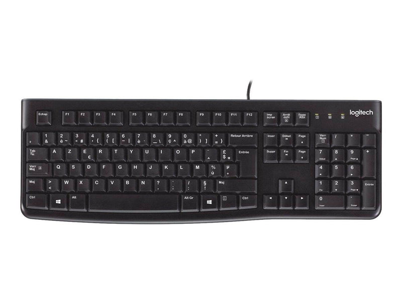 Logitech K120 Corded Keyboard - SWISS - Tastatur - Schweiz - Schwarz