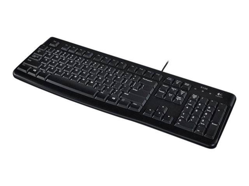 Logitech K120 Corded Keyboard - US - Tastatur - Englisch (US) - Schwarz