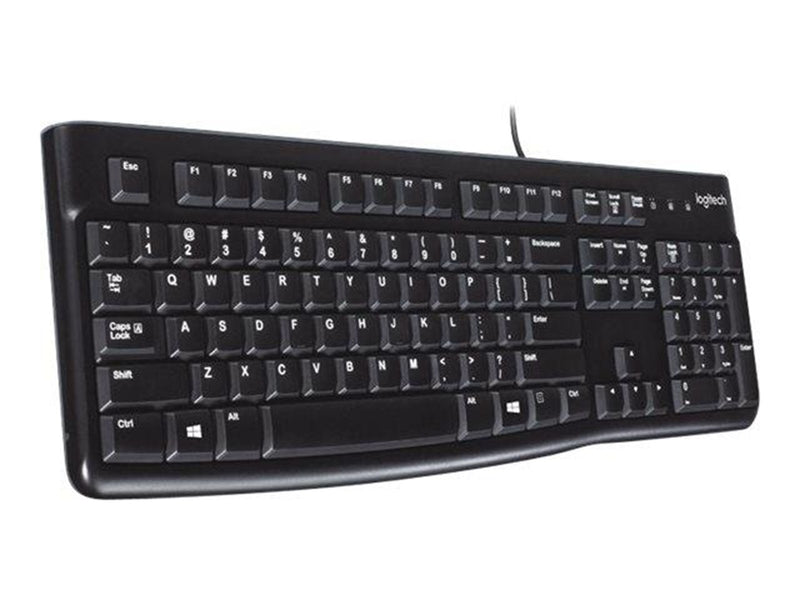 Logitech K120 Corded Keyboard - US - Tastatur - Englisch (US) - Schwarz