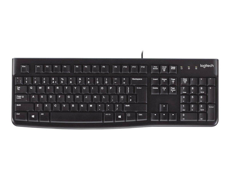 Logitech K120 Corded Keyboard - US - Tastatur - Englisch (US) - Schwarz