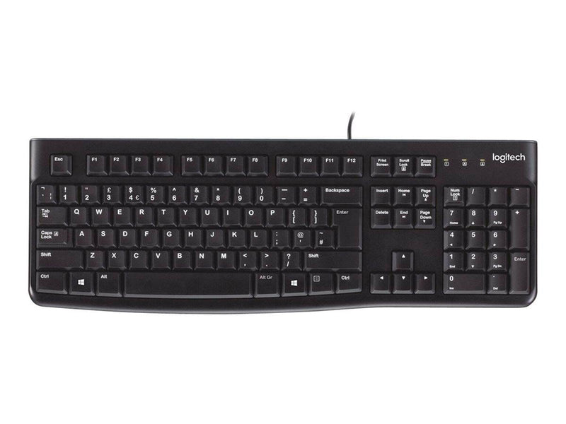 Logitech K120 - keyboard - QWERTY - Italian Input Device - Tastatur - Italienisch