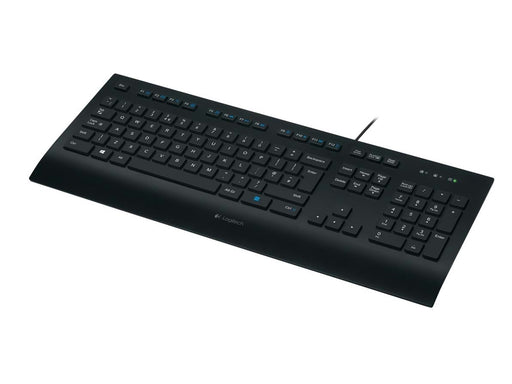 Logitech K280e Corded Keyboard - DE - Tastatur - Deutsch - Schwarz