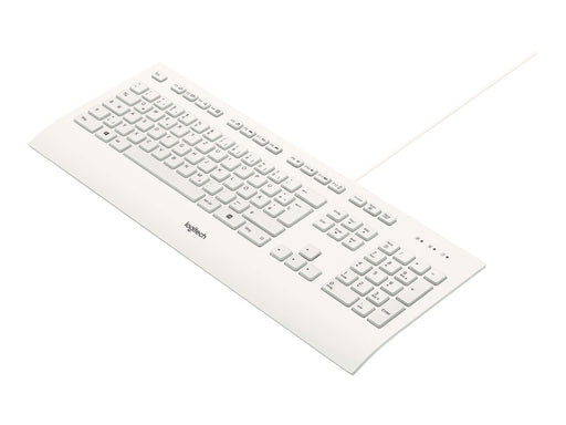 Logitech K280e - tastatur - Tysk - Tastatur - Weiss