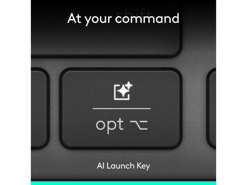 Logitech K980 Signature Slim Solar+ Wireless - Tastatur - Full-Size - Dänisch/Norwegisch/Schwedisch/Finnisch - Grau