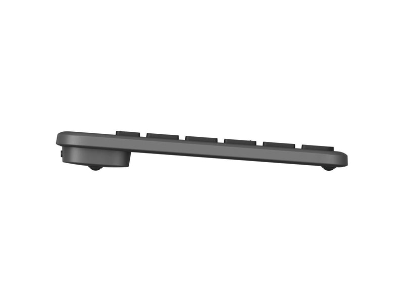 Logitech K980 Signature Slim Solar+ for Business - Tastatur - Full-Size - Französisch - Grau