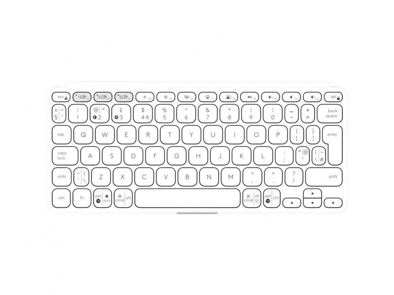 Logitech Keys-To-Go 2 - Tastatur - Universal - Weiss