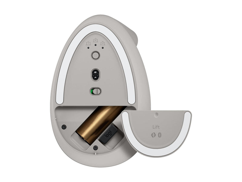 Logitech Lift Right Vertical - Sand - Vertical mouse (Sand)