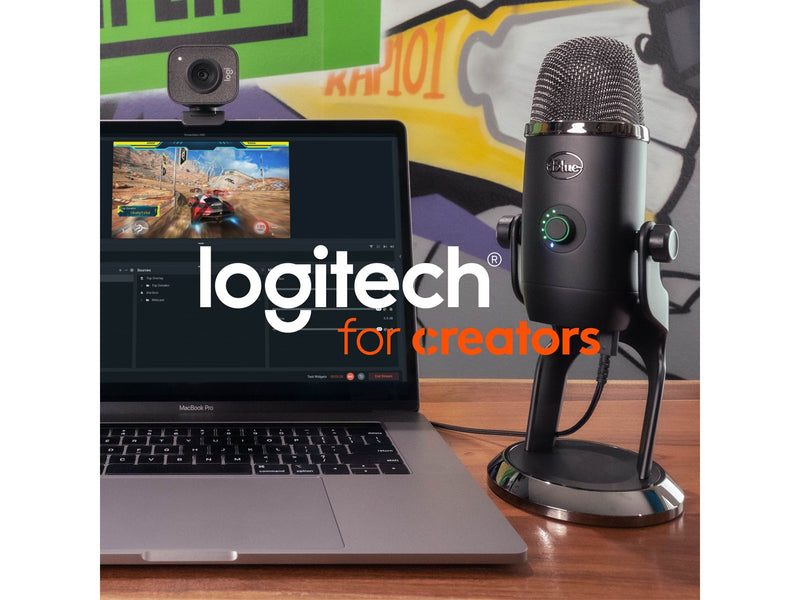 Logitech Litra Glow Premium Streaming Light with TrueSoft - Graphite