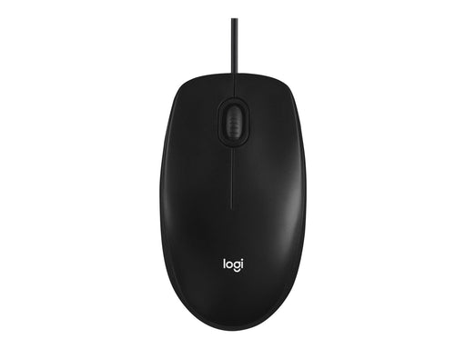 Logitech M100 Optical Mouse - Black - Maus (Schwarz)