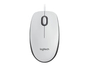 Logitech M100 Optical Mouse - White - Maus (Weiß)