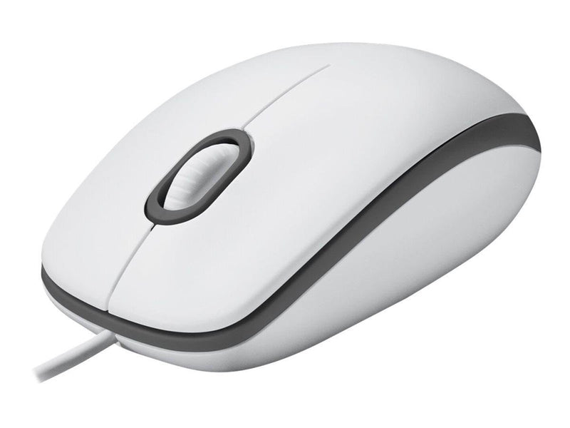 Logitech M100 Optical Mouse - White - Maus (Weiß)