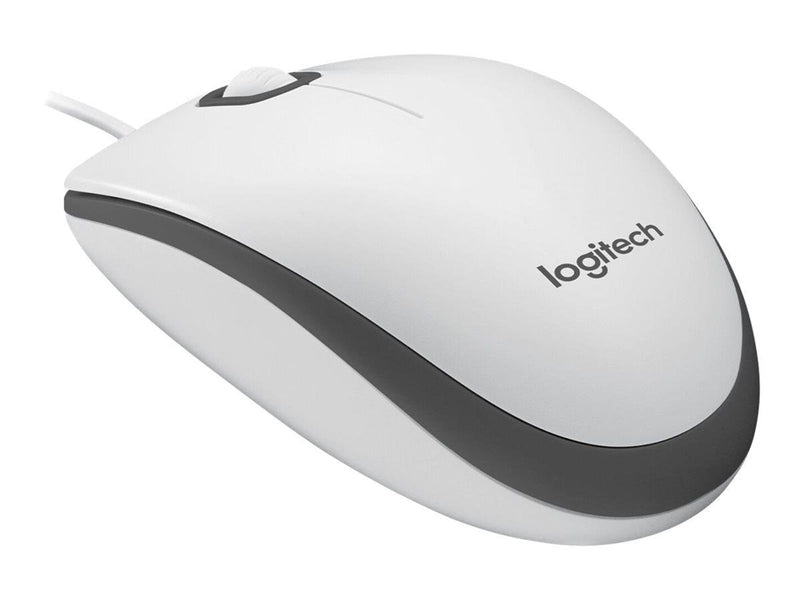 Logitech M100 Optical Mouse - White - Maus (Weiß)