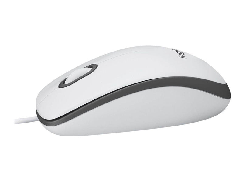 Logitech M100 Optical Mouse - White - Maus (Weiß)