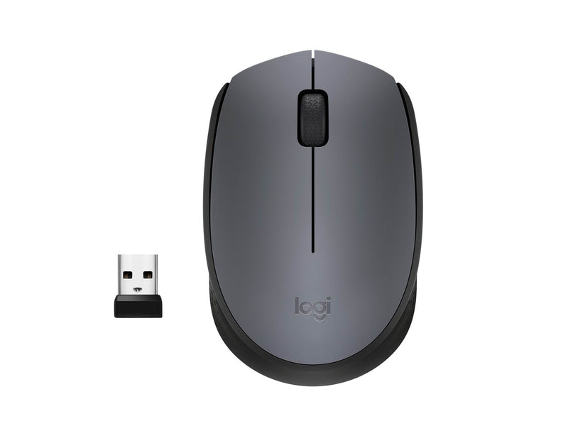 Logitech M170 Wireless Mouse - Grey - Maus (Schwarz)