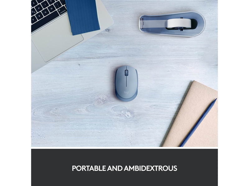 Logitech M171 Wireless - Maus (Blau)