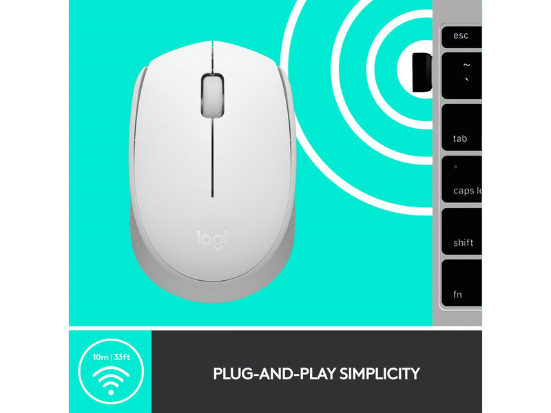 Logitech M171 Wireless - Maus (Weiß)