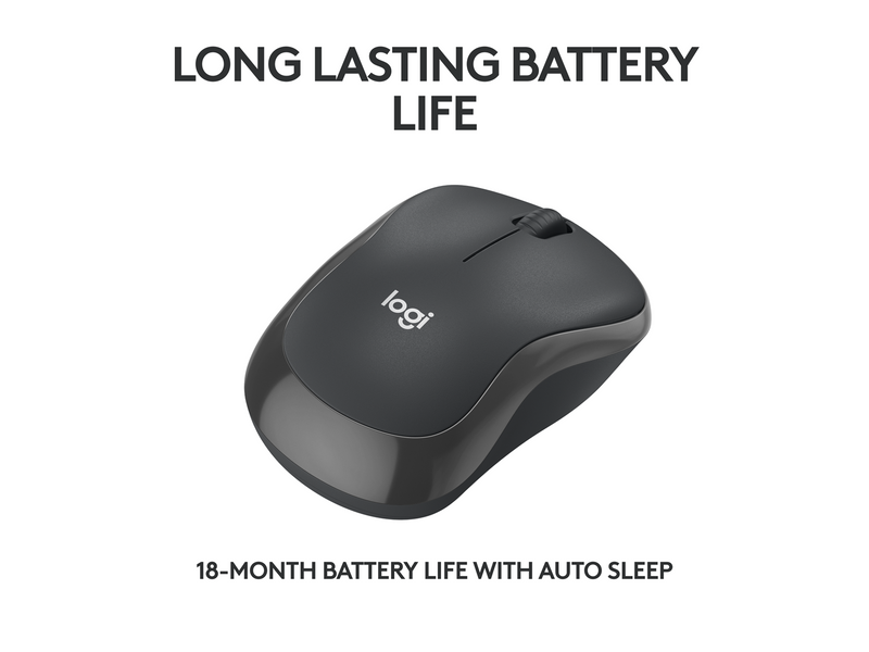 Logitech M240 Silent Bluetooth Mouse Graphite - Maus (Schwarz)